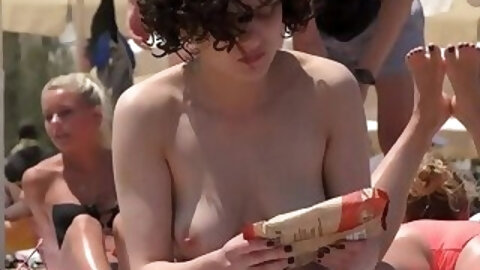 Gorgeous perfect bodies Topless Beach Voyeur Public Nude