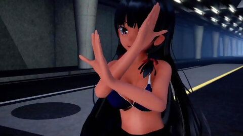 MMD Isokaze Kancolle (LUVORATORRRRRY!) (Submitted by P-masu)