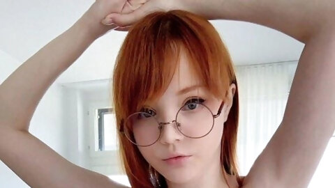 Ginger with Harry Potter glasses!