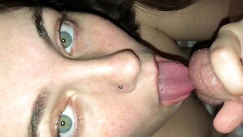 She loves eating ass licking balls and tasting my cum